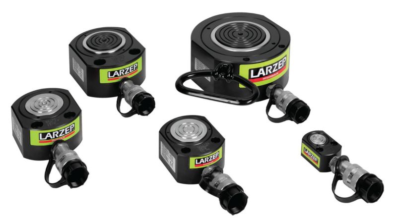 ラーゼップ 単動薄型シリンダ スプリングリターン 150トン ストローク:16mm SSX15016