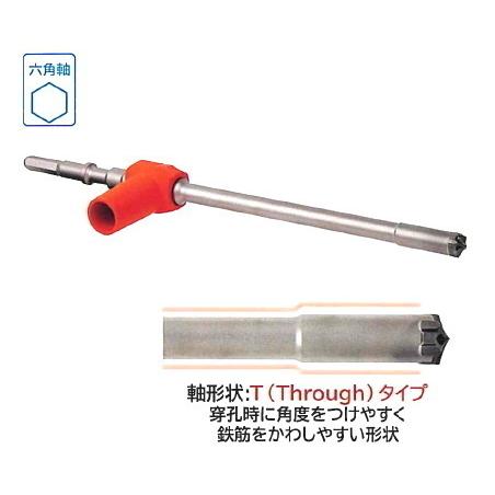 ミヤナガ デルタゴン吸塵ビット Tタイプ 六角軸 22.0mm DLVHEX22047T｜かんだ！店