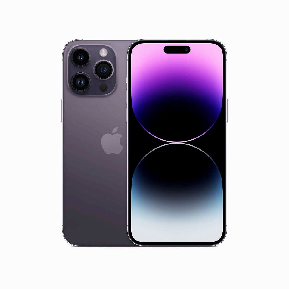 【中古】 SIMフリー iPhone 14 Pro MAX 128GB ディープパープル 中古スマホ 中古iphone 保証付き 送料無料 白ロム 中古携帯
