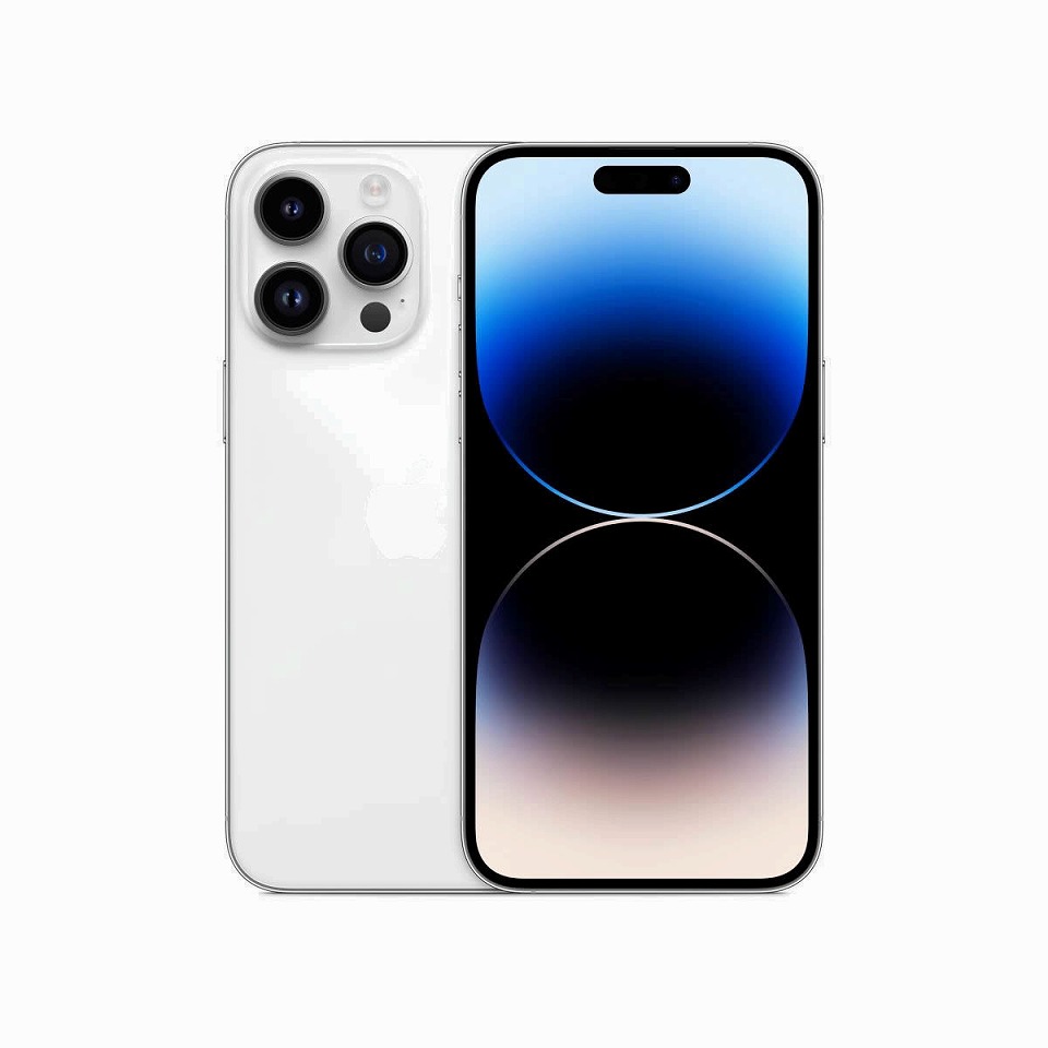 【中古】au iPhone 14 Pro MAX 128GB シルバー SIMロック解除済 中古スマホ 中古iphone 保証付き 送料無料 白ロム 中古携帯