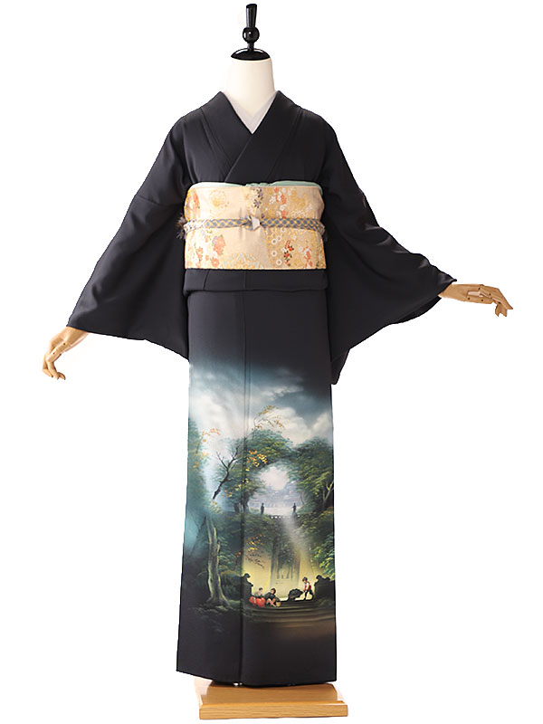 楽天市場】訪問着 レンタル フルセット レンタル 着物 紫色 20代