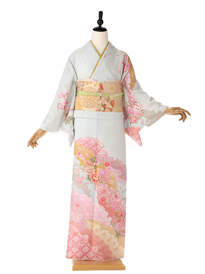 【超美品】お宮参り 七五三 祝着 男の子のお宮参り産着 祝い着 「紺青 鷹に宝船」 熨斗目 のしめ