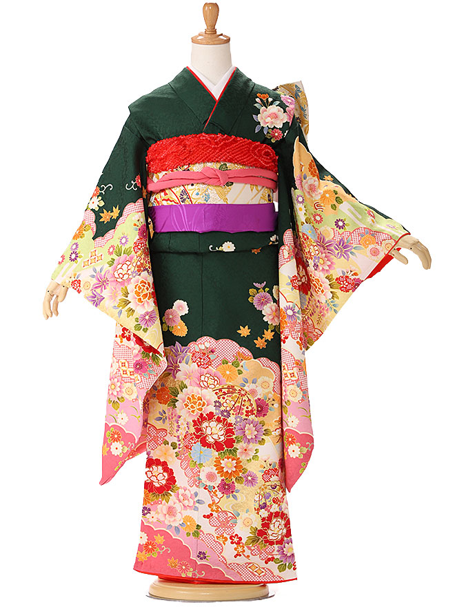 楽天市場】古典柄 七五三 7歳 正絹 レンタル 七五三 7歳 着物 レンタル