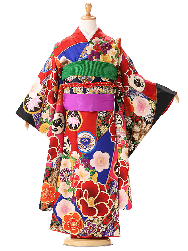 古典/正絹　七五三　七歳　鹿の子絞り　総本絞り 楽天市場】【正絹 鹿の子絞り】古典柄 七五三 7歳 正絹 レンタル