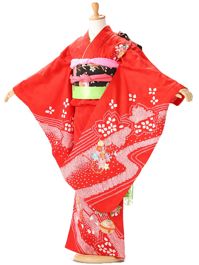 古典/正絹　七五三　七歳　鹿の子絞り　総本絞り 楽天市場】【正絹 高級 本絞り】 鹿の子絞り 古典柄 七五三 7歳