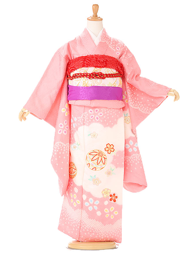 楽天市場】【正絹 鹿の子絞り】古典柄 七五三 7歳 正絹 レンタル