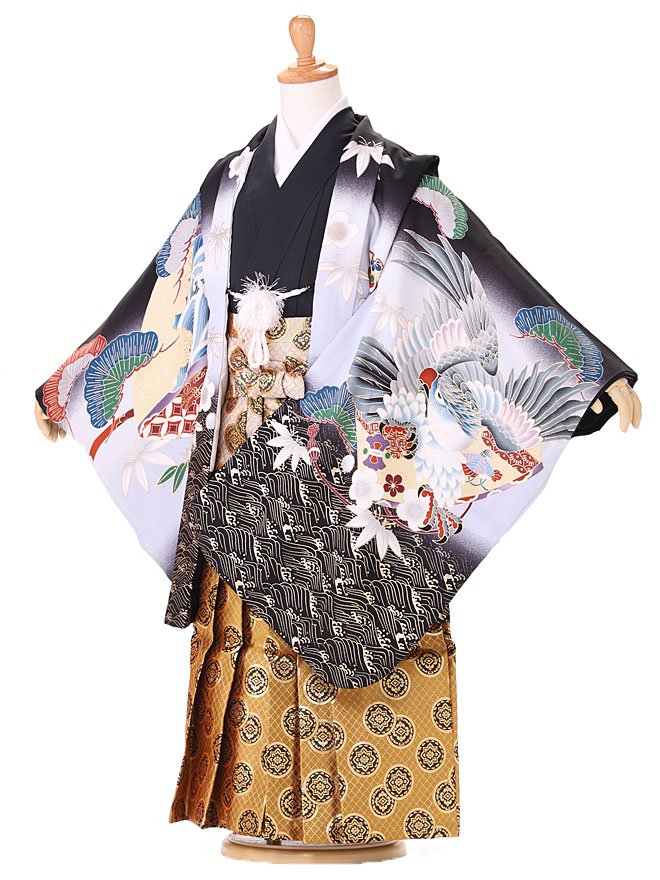 【★高島屋★】七五三　五歳　男の子　着物セット　袴　高級品　上質　日本製　正絹 楽天市場】【レンタル】【七五三 5歳 正絹 高級きもの レンタル