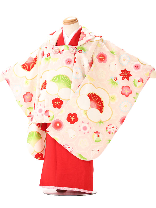 女児 着物レンタル 3歳 身長90cm 100cm 九重 着物 被布 七五三 女の子 着物セット 90cm 女の子 ３才 着物 3歳 レンタル モダン 子供 着物 三歳 七五三 ３歳 被布セット 写真撮影 前撮り お出かけ 送料無料 化繊 赤 90cm 95cm 100cm