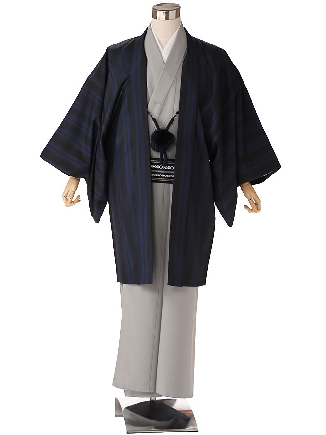 七五三　男子着物一式 青い鷹の着物 七五三 男の子 12点フルセット KYOETSU 【豪華安心