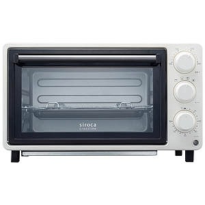 ｓｉｒｏｃａ　コンベクションオーブン　ノンフライオーブン　「ｃｒｏｓｓｌｉｎｅ」　［１２００Ｗ／食パン４枚］　ＳＣＯ‐５０２‐ＷＨ　（ホワイト）