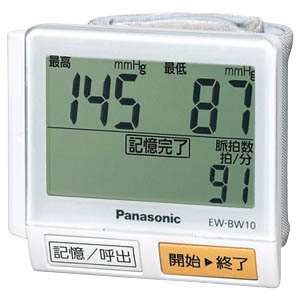 パナソニック　Ｐａｎａｓｏｎｉｃ 血圧計［手首式］ ＥＷ‐ＢＷ１０‐Ｗ　（ホワイト）