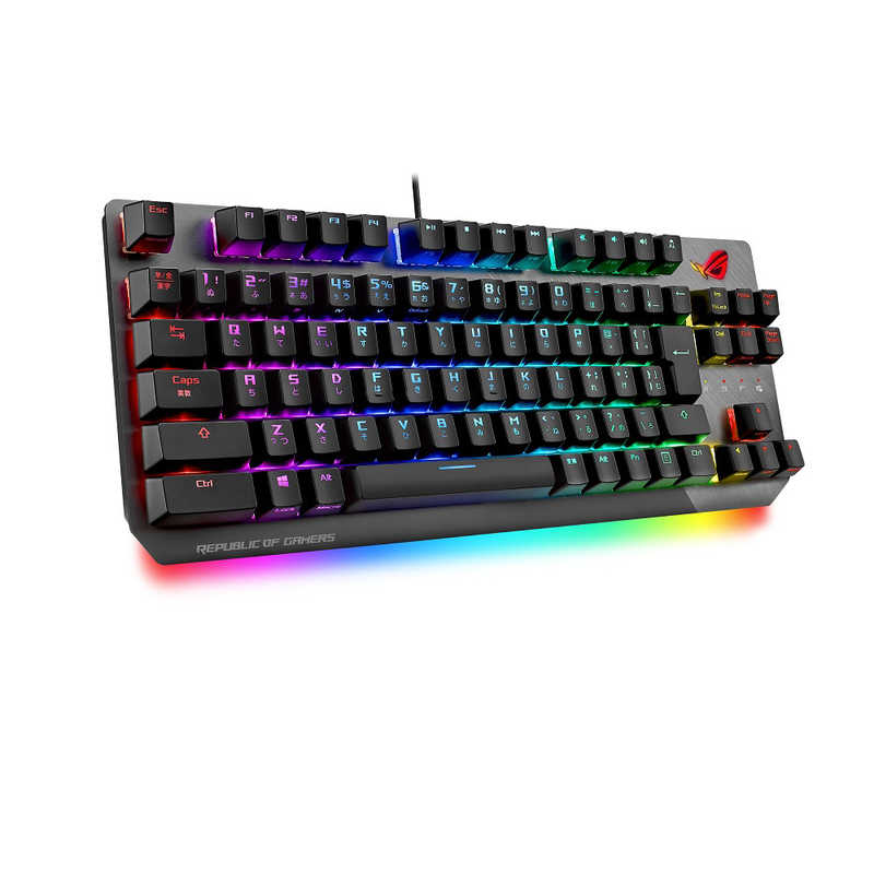 最新人気 Asus エイスース ゲｰミングキｰボｰド Rog Strix Scope Tkl 銀軸 ブラック グレｰ Usb 有線 802strixscopetklsvj コジマ店 新版 Www Kslcity Com My