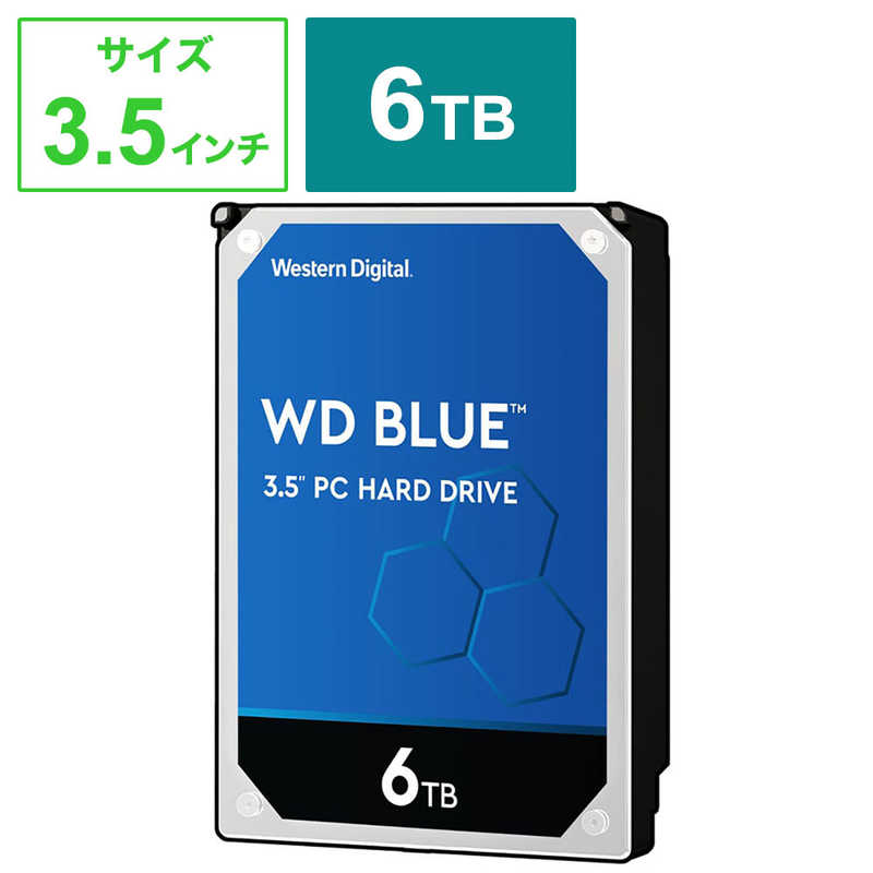 Western Digital バルク品 内蔵hdd 3 5インチ 6tb Wd60ezazrt