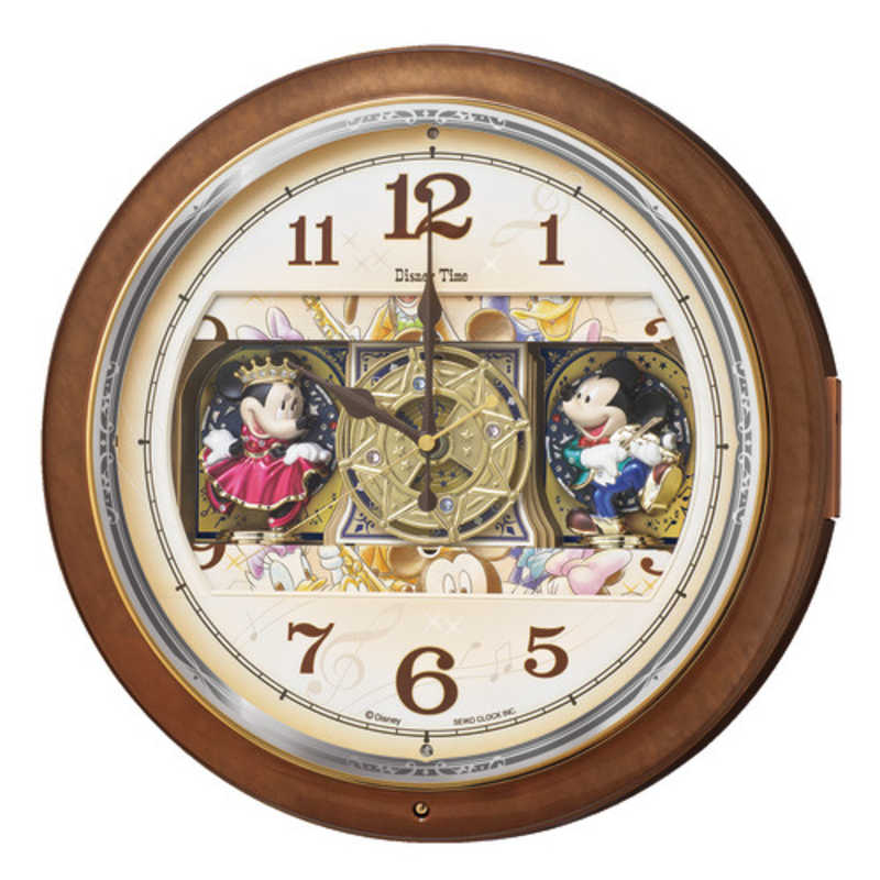 セイコー　電波からくり掛け時計「Ｄｉｓｎｅｙ　Ｔｉｍｅ（ディズニータイム）ミッキー＆ミニー」　FW587B 32,032円