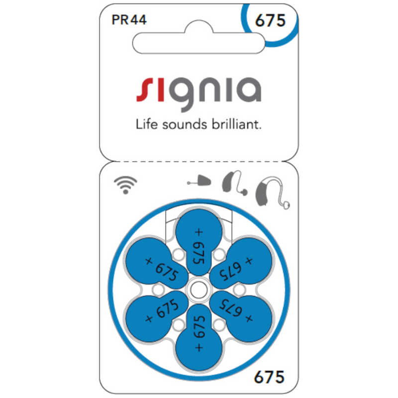 今年人気のブランド品や シーメンス 補聴器用電池 空気電池 ｓｉｇｎｉａ シグニア ６本 ＰＲ４４ ６７５ PR44 toothkind.com.au