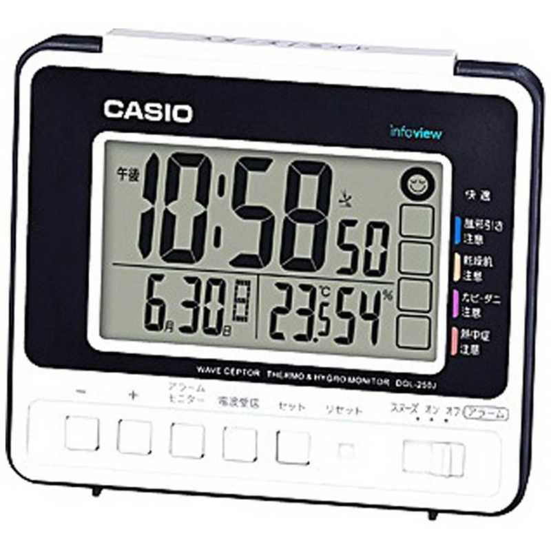 カシオ CASIO DQL-250-J7JF ウェーブセプター 生活環境お知らせクロック 電波目覚まし時計 ｃｅｐｔｏｒ ｗａｖｅ 最大53％オフ！  電波目覚まし時計