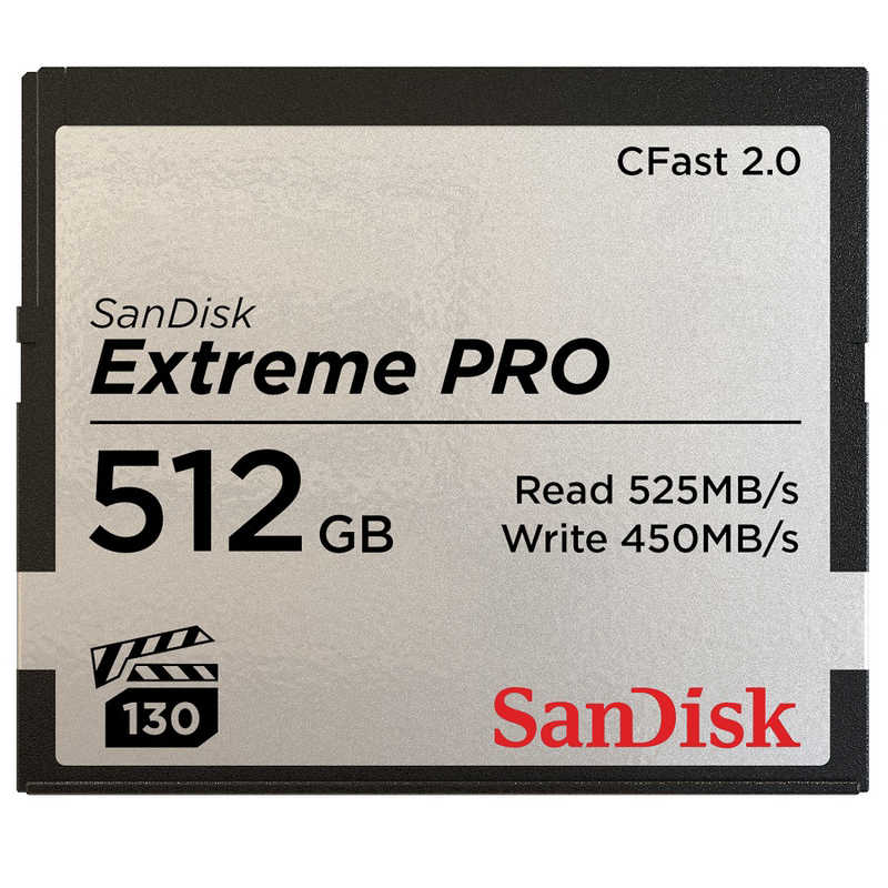 新品ほぼ未使用】SanDisk 512GB CFast 2.0-