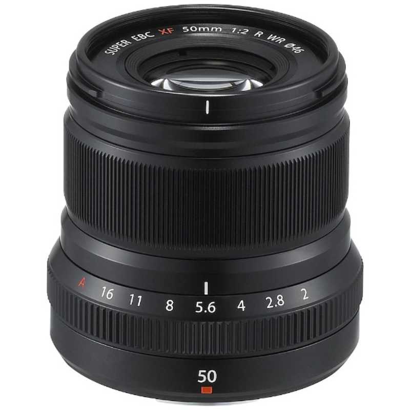 富士フイルム　FUJIFILM　カメラレンズ ［FUJIFILM X /単焦点レンズ］ ブラック　フジノン XF50mmF2 R WR