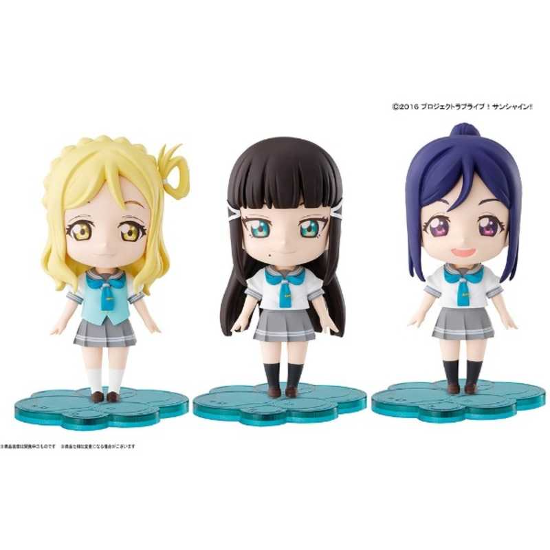バンダイ　BANDAI　ぷちゅあらいず　ラブライブ！サンシャイン！！　　果南・ダイヤ・鞠莉画像