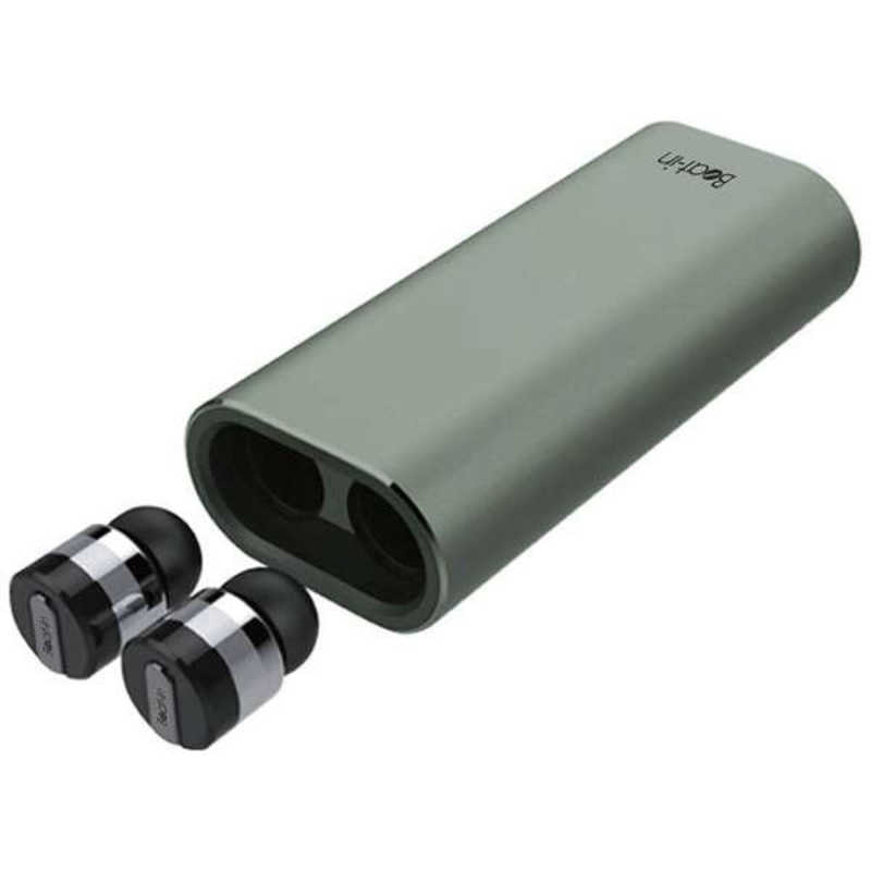 ROA　フルワイヤレスイヤホン リモコン・マイク対応 スペースグレー Beat-in Power Bank　BI9314｜コジマ店