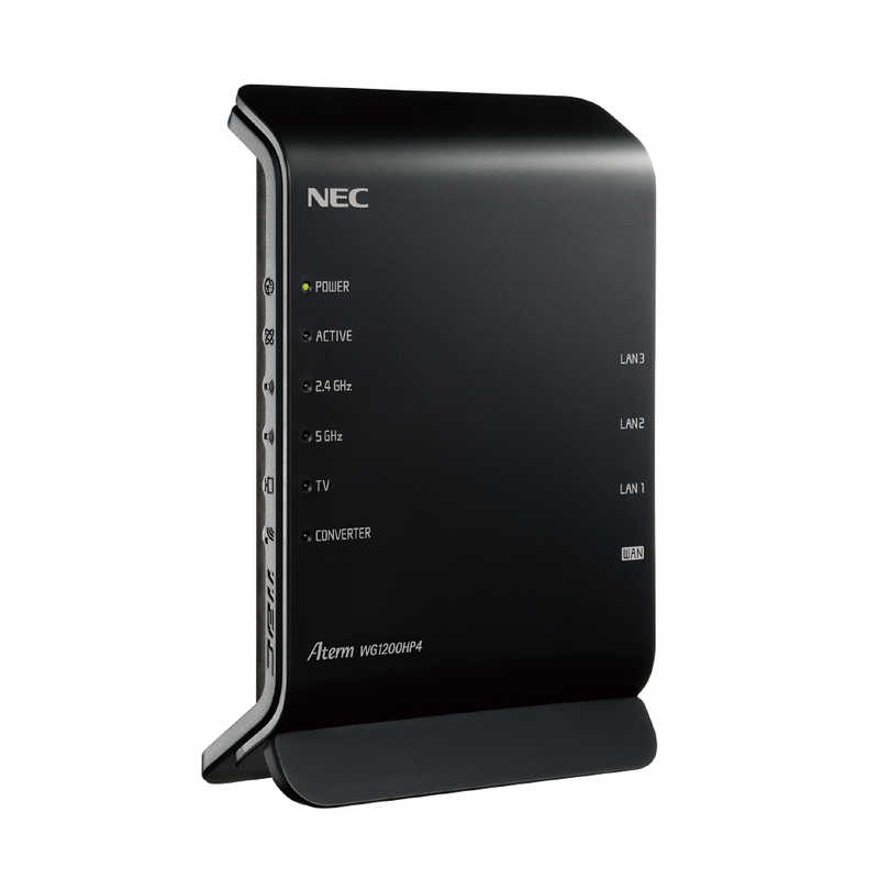 2021年製 NEC 無線LANルーター Wi-Fiルーター ac 【人気ショップが最安値挑戦！】 n a 3階建 b PA-WG1200HP4 目安：〜4LDK g