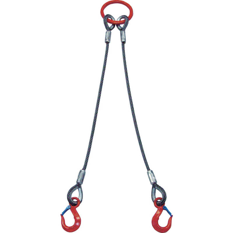 大洋製器工業　２本吊　ワイヤスリング　３．２ｔ用×２ｍ　2WRS 3.2T×2