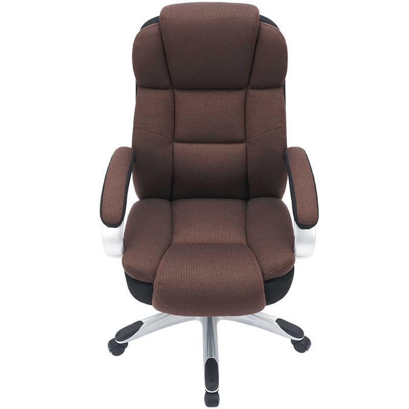 ナカバヤシ　ファブリックポケットコイルチェア　ブラウン　CCF-501S｜コジマ店