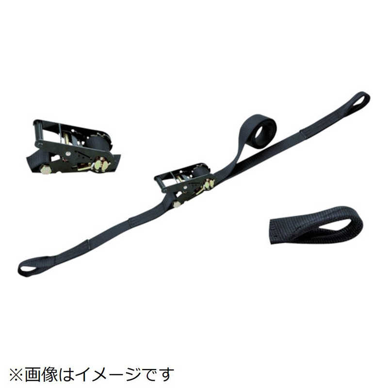 東レ　シライ　ラチェットバックル　黒　両端アイ形　　RE50LB6
