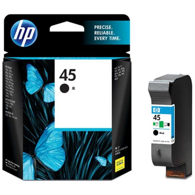 HP　ＨＰ　４５プリントカートリッジ　黒　51645AA#003｜コジマ店