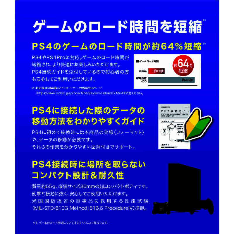 全国組立設置無料 Ioデータ ｐｓ４対応 外付けｓｓｄ ４８０ｇｂ Hnssd 480bk コジマ店 人気ブランド Vancouverfamilymagazine Com