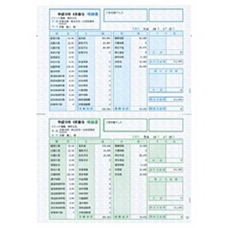 ソリマチ 給与 賞与明細書 明細型 枚 Sr210 Psicologosancora Es