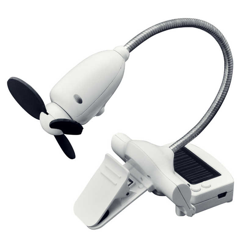センチュリー　USB＆ソーラー　扇風機　［ソーラー充電可能］　USB-Solar Senpuki画像