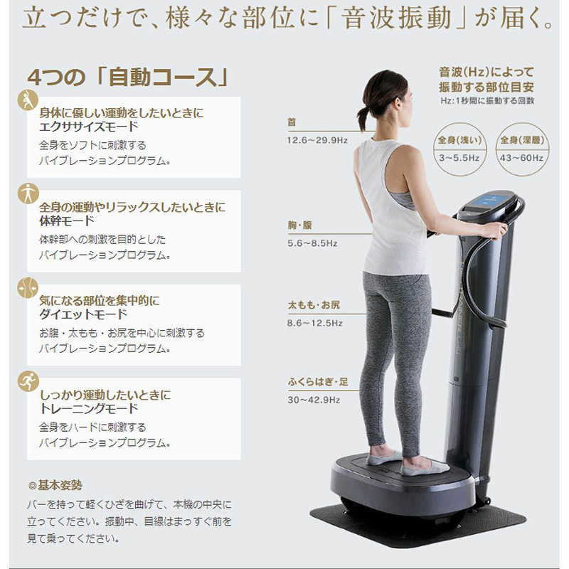 フジ医療器 音波振動フィットネス機器 ダイエットトレーナーコア DT