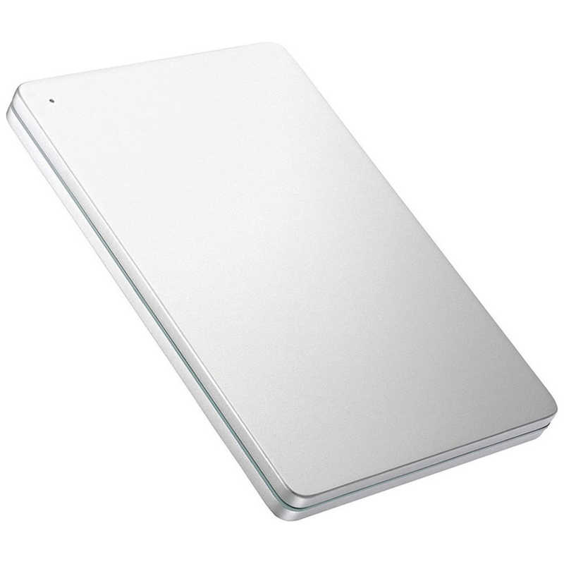 IOデータ　外付けHDD シルバー [ポータブル型 /1TB]　HDPX-UTS1S Silver×Green