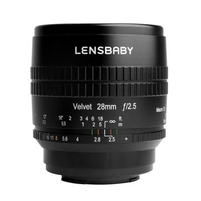 レンズベビー　カメラレンズ Velvet 28 28mm F2.5 ソフト (ソニーE用/フルサイズ対応)　Velvet 28｜コジマ店