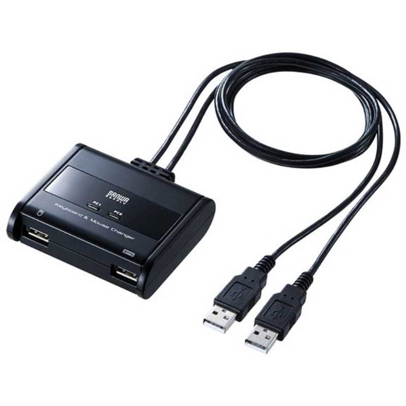 サンワサプライ　キーボード･マウス用パソコン切替器(2:1) SW-KM2UU　SWKM2UU