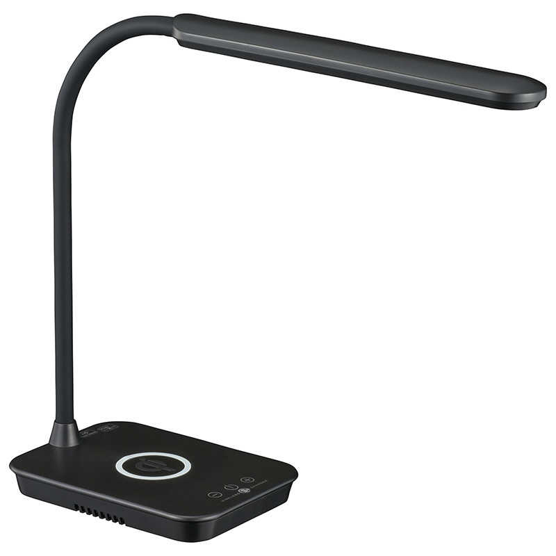 オーム電機　ＬＥＤデスクライト　ワイヤレス充電機能付　ODS-LDQ338K-K ブラック