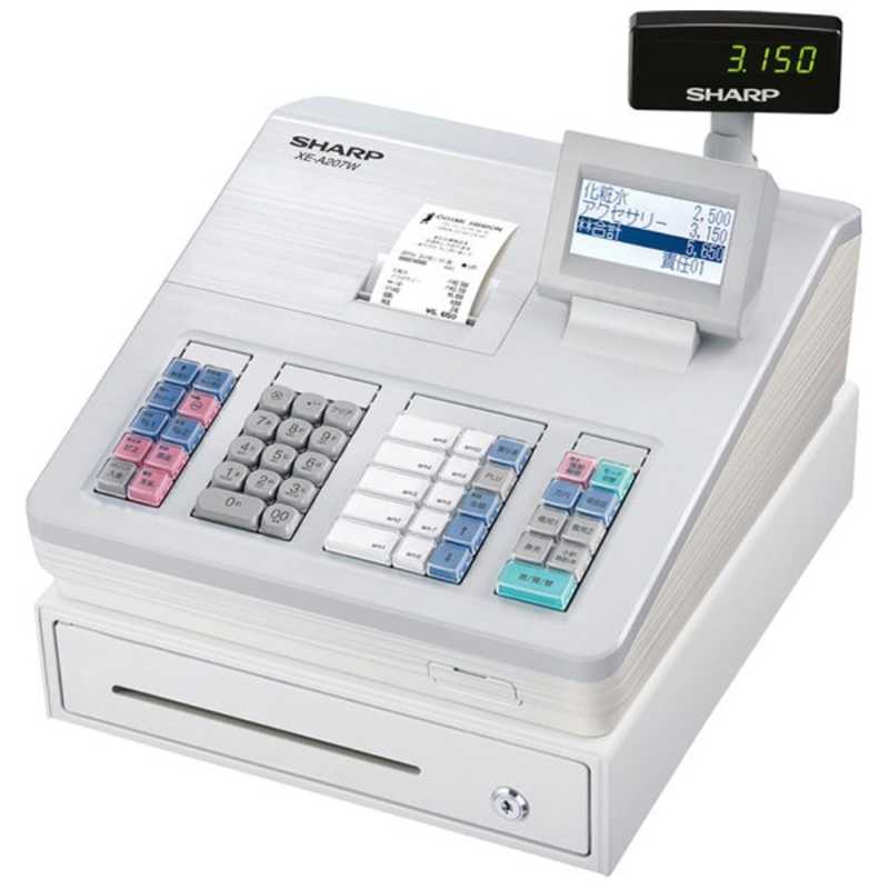 高い素材 楽天市場 シャープ Sharp 電子レジスター Xe 07w W ホワイト コジマ楽天市場店 在庫有 Www Siapctg Com Co