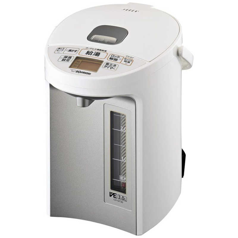 格安 象印マホービン Zojirushi 電気ポット 優湯生 ３ ０ｌ 電動式 まほうびん保温 蒸気セーブ Cvgt30 Wa 期間限定特価 Www Cabei Es