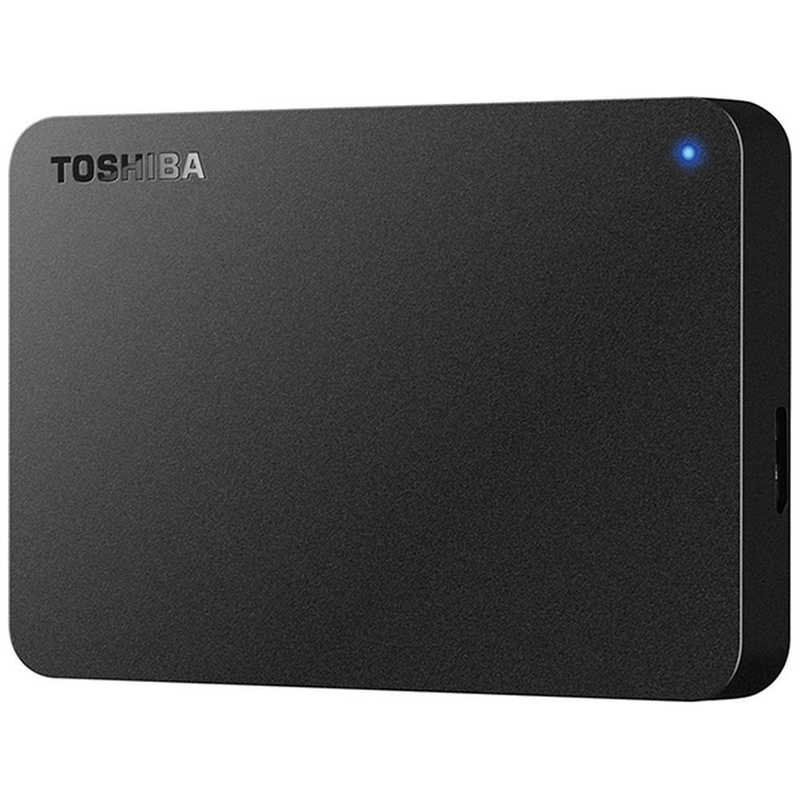 東芝　TOSHIBA　ＵＳＢ３　０対応ポータブルＨＤＤ　東芝製　Ｃａｎｖｉｏ　ＢＡＳＩＣ　４　０ＴＢ　HD-TPA4U3-B ブラック｜コジマ店