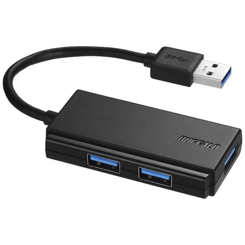 楽天市場】BUFFALO ＵＳＢ３．０ハブ［４ポート・バスパワー・Ｍａｃ／Ｗｉｎ］ マグネット付 ブラック BSH4U300U3BK :  コジマ楽天市場店