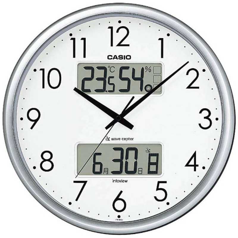 カシオ　CASIO　壁掛け時計　ITM-650J-8JF (シルバｰ) 6,320円