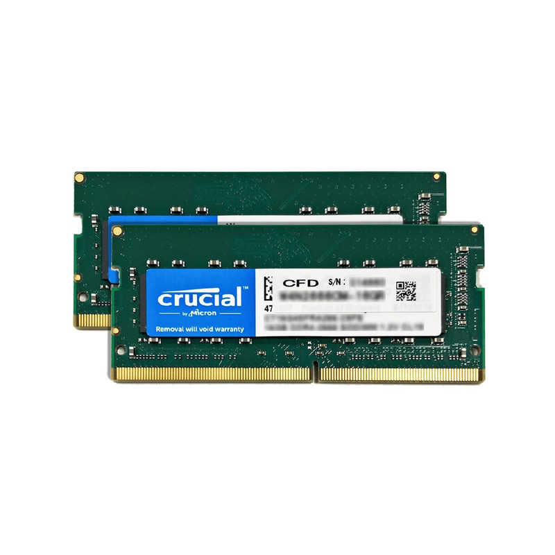 Crucial(Micron製) デスクトップPC用メモリ PC4-21300(DDR4-2666) 16GB