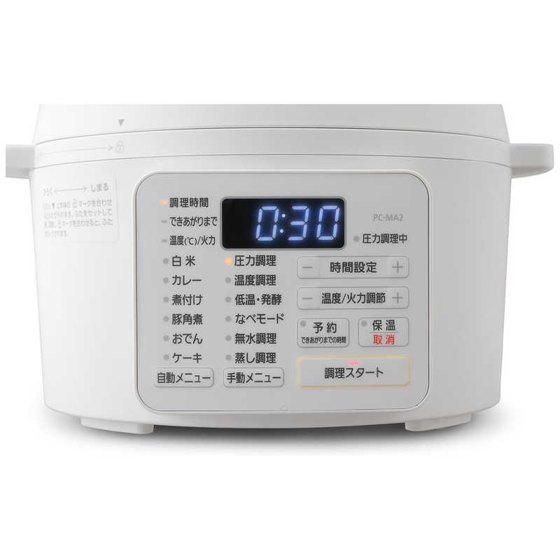 アイリスオーヤマIRISOHYAMAPCMA2W電気圧力鍋ホワイト