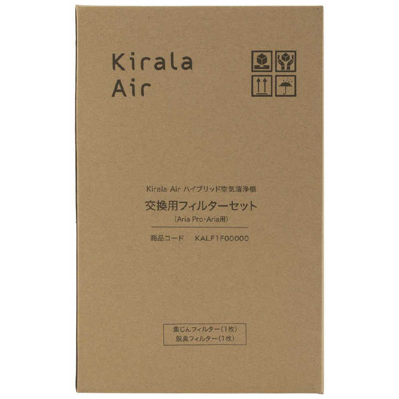 KIRALA　ハイブリッド空気清浄機 交換用フィルターセット(Aria・Aria Pro用)　KALF1F00000画像