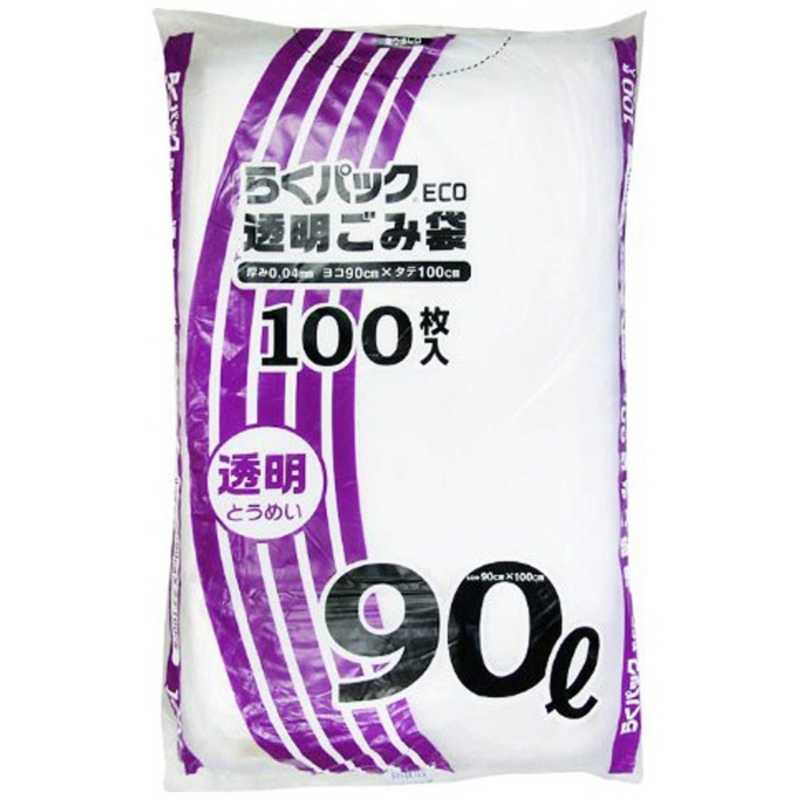 日本技研工業 PS-91TらくパックECO透明90L100枚
