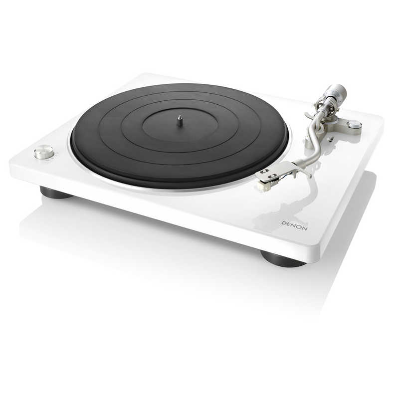 送料無料】 デノン DENON レコードプレーヤー ホワイト フォノ