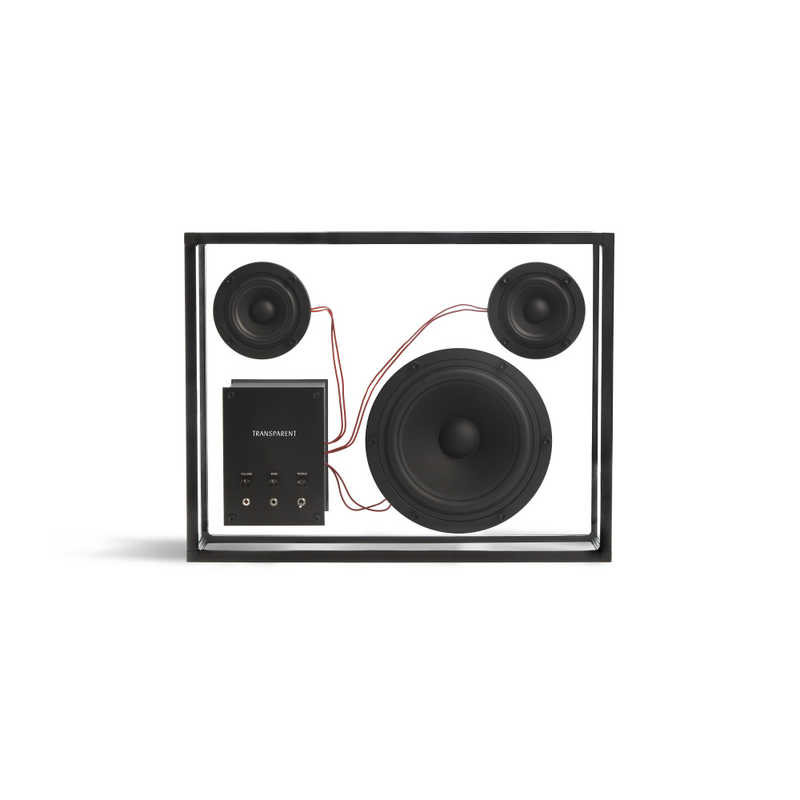 TRANSPARENTSPEAKER　トランスペアレント Bluetoothスピーカー ブラックレッド 　TPS-01｜コジマ店