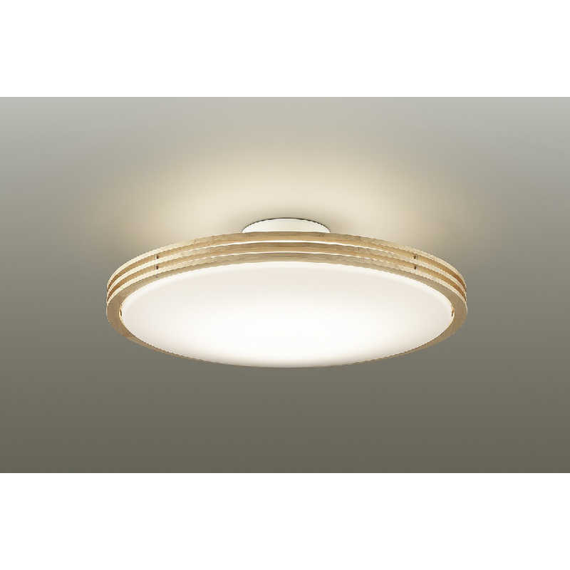 大光電機　LED照明 シーリングライト 12畳 調光 調色 間接光 リモコン付属 カジュアルオーク　DXL-81385