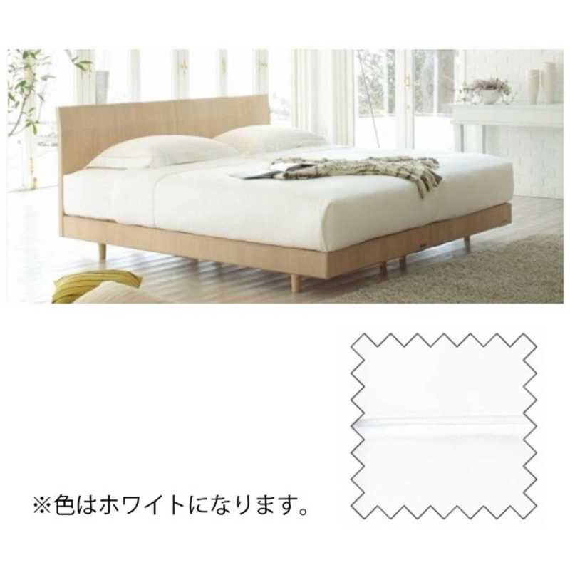 フランスベッド　【ボックスシーツ】エッフェ プレミアム ワイドダブルサイズ(綿100%/154&times;195&times;40cm/ホワイト) フランスベッド｜コジマ店